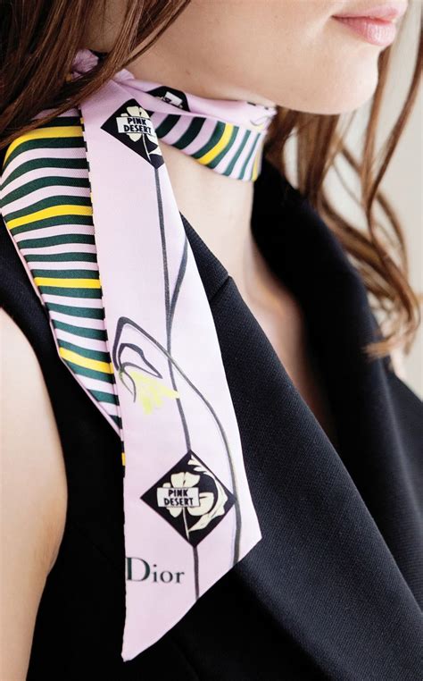 dior mitzah scarf how to wear|christian Dior silk squares scarf.